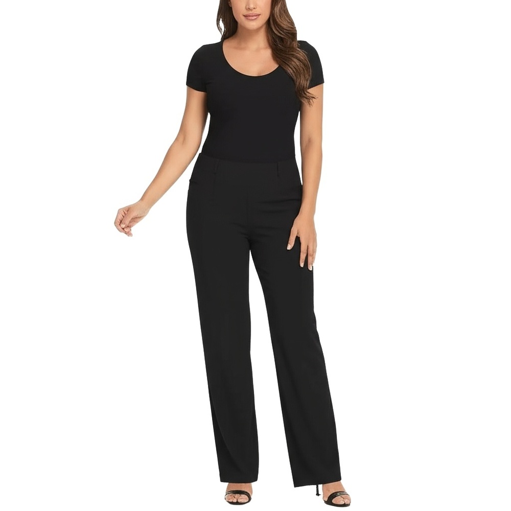 STYLE & CO. Trousers Womens Size 14 Black Pull on Workwear Smart‎ Casual